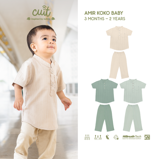 Cuit Amir Setelan Koko 3 Bulan - 2 Tahun