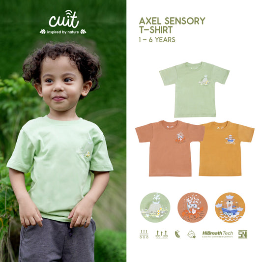Cuit Axel Sensory Tee 1-6 Tahun