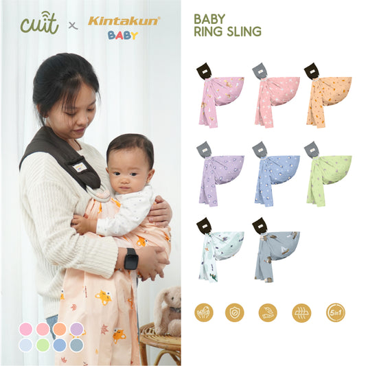Kintakun Baby Ring Sling Digital Printing Gendongan Bayi 5in1