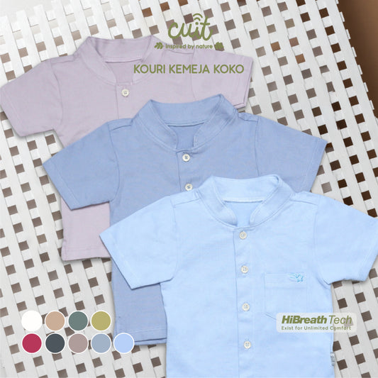 Cuit Kouri Baju Koko Kerah 6 Bulan - 6 Tahun