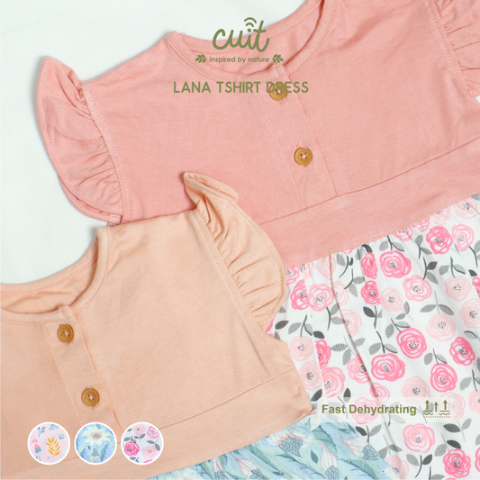 Cuit Lana Tshirt Dress Anak 3 Bulan - 2 Tahun