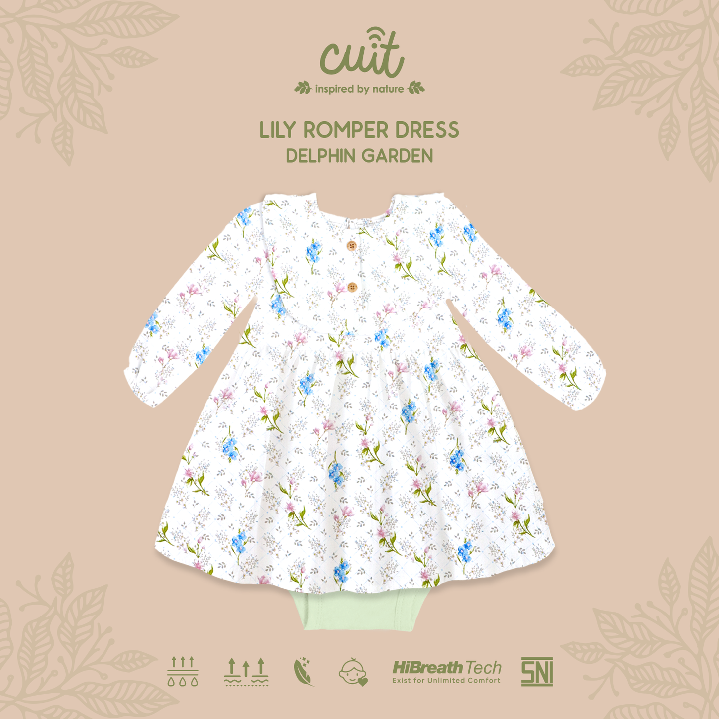 Cuit Lily Jumper Dress Anak 3 Bulan - 2 Tahun