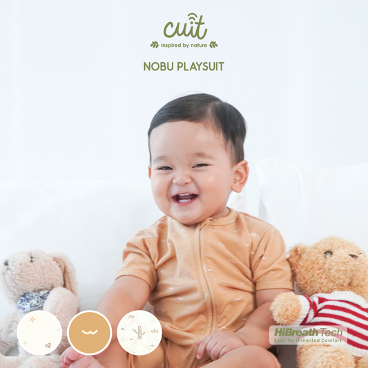 Cuit Nobu Playsuit Zipper 3 Bulan - 2 Tahun