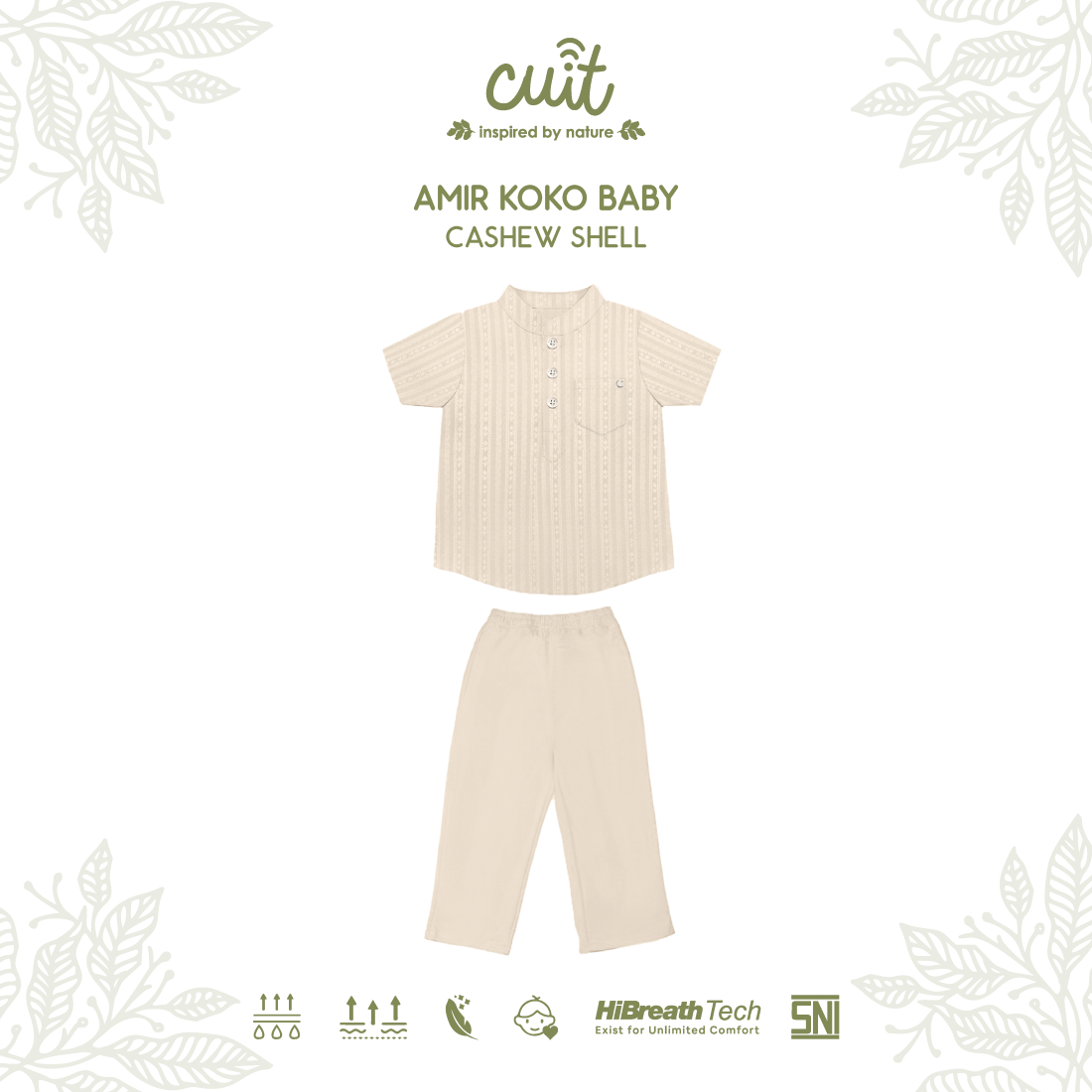 Cuit Amir Setelan Koko 3 Bulan - 2 Tahun