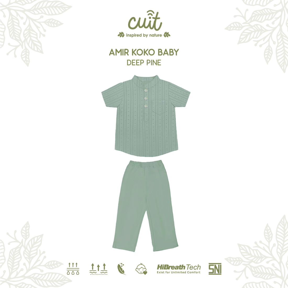 Cuit Amir Setelan Koko 3 Bulan - 2 Tahun