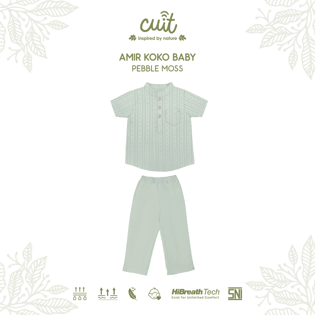 Cuit Amir Setelan Koko 3 Bulan - 2 Tahun