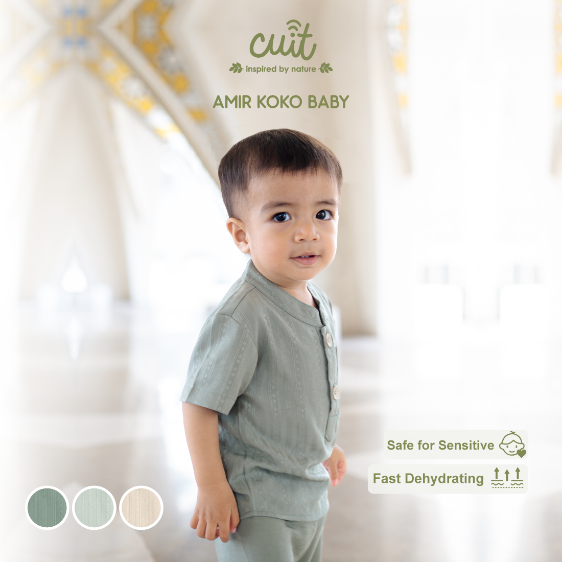 Cuit Amir Setelan Koko 3 Bulan - 2 Tahun