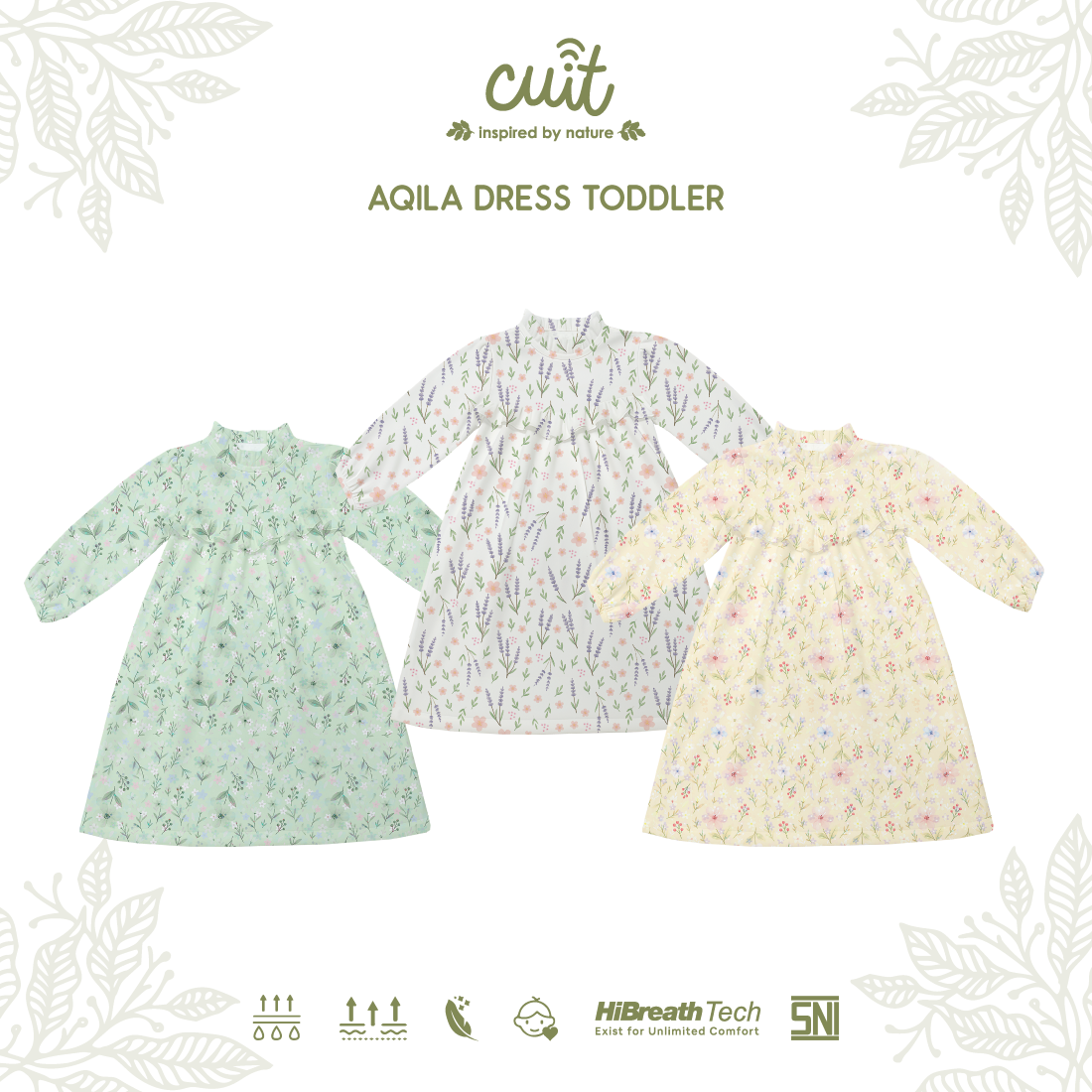 Cuit Aqila Dress Anak 3 - 10 Tahun