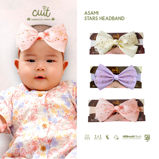 Cuit Asami Bandana Pita Bayi