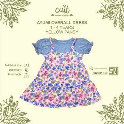 Cuit Ayumi Overall Dress 1-6 Tahun