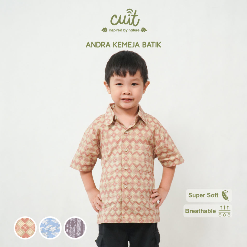 Cuit Andra Kemeja Batik 3-10 Tahun