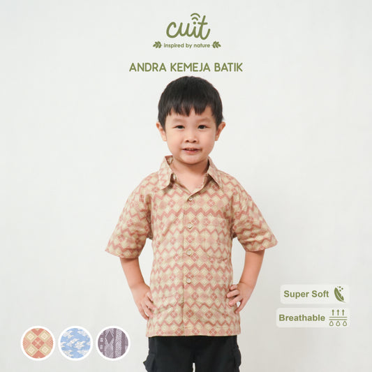 Cuit Andra Kemeja Batik 3-10 Tahun