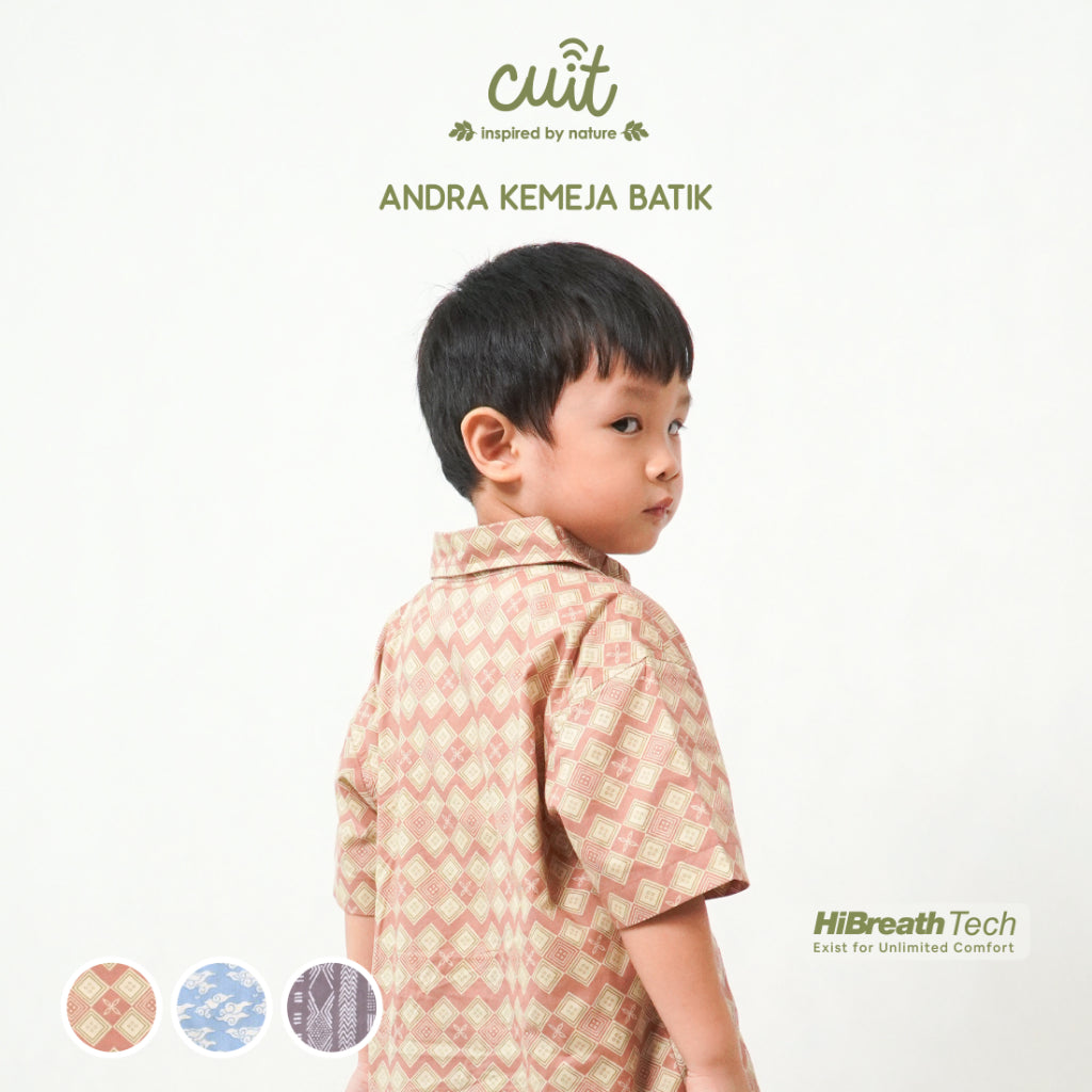 Cuit Andra Kemeja Batik 3-10 Tahun