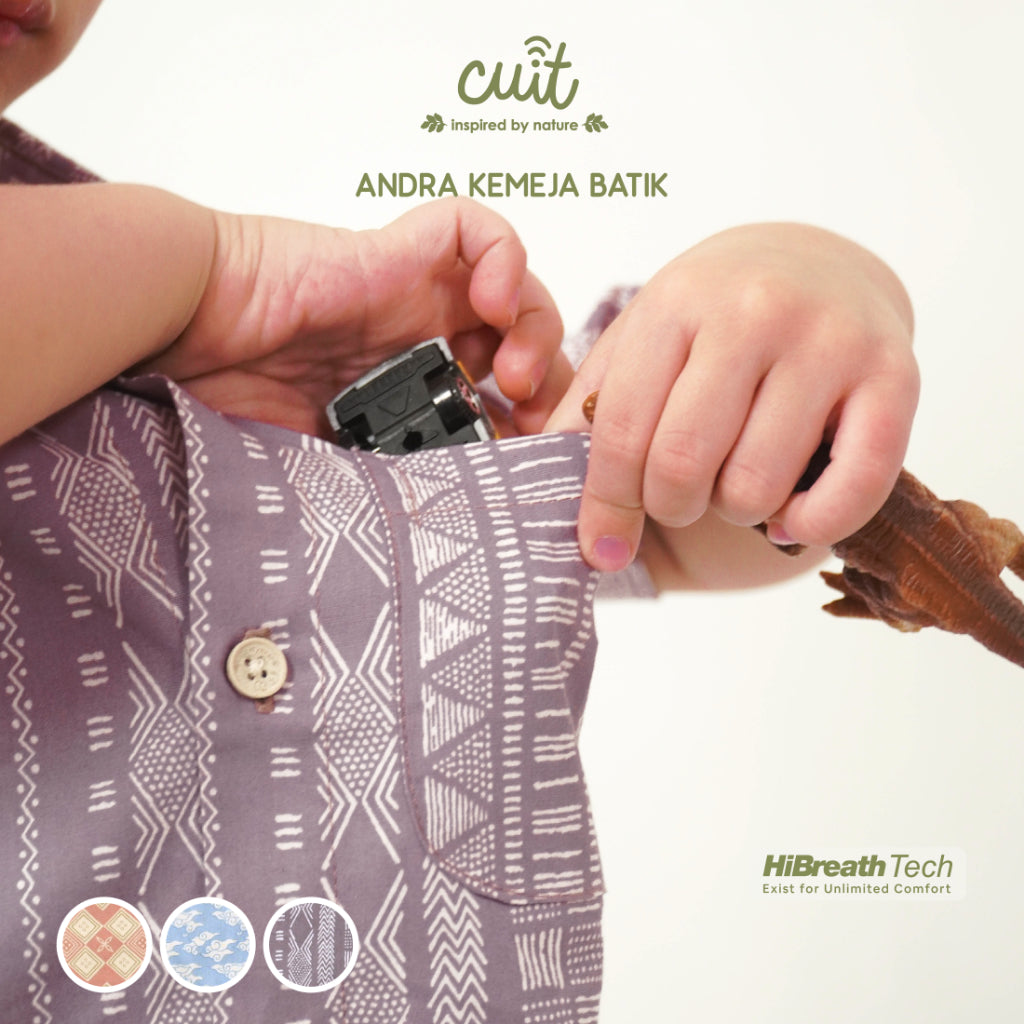 Cuit Andra Kemeja Batik 3-10 Tahun