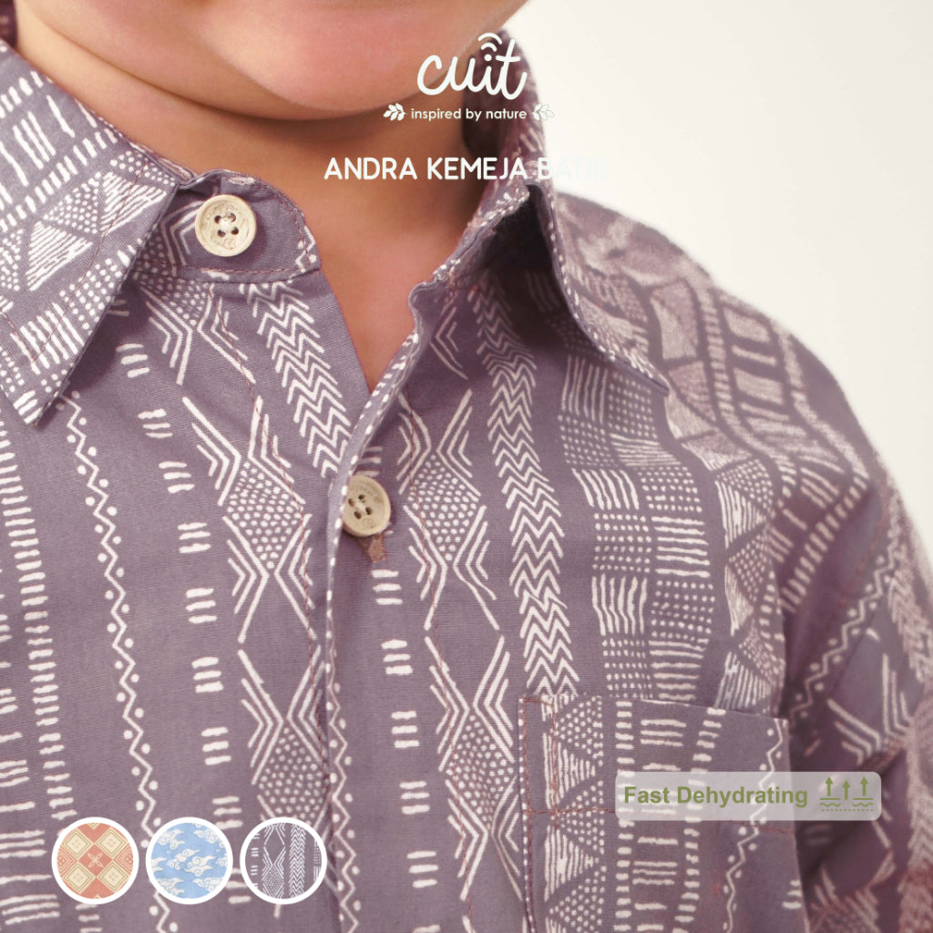 Cuit Andra Kemeja Batik 3-10 Tahun