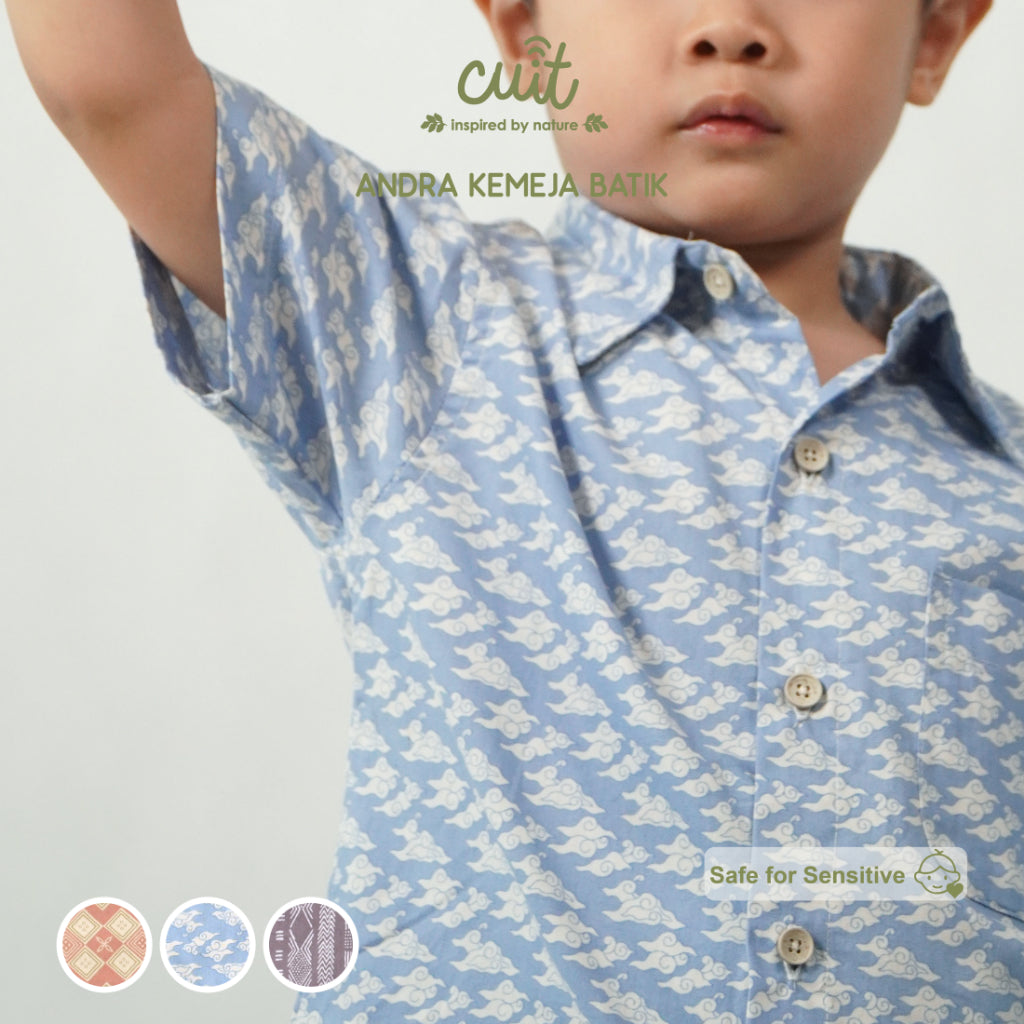 Cuit Andra Kemeja Batik 3-10 Tahun