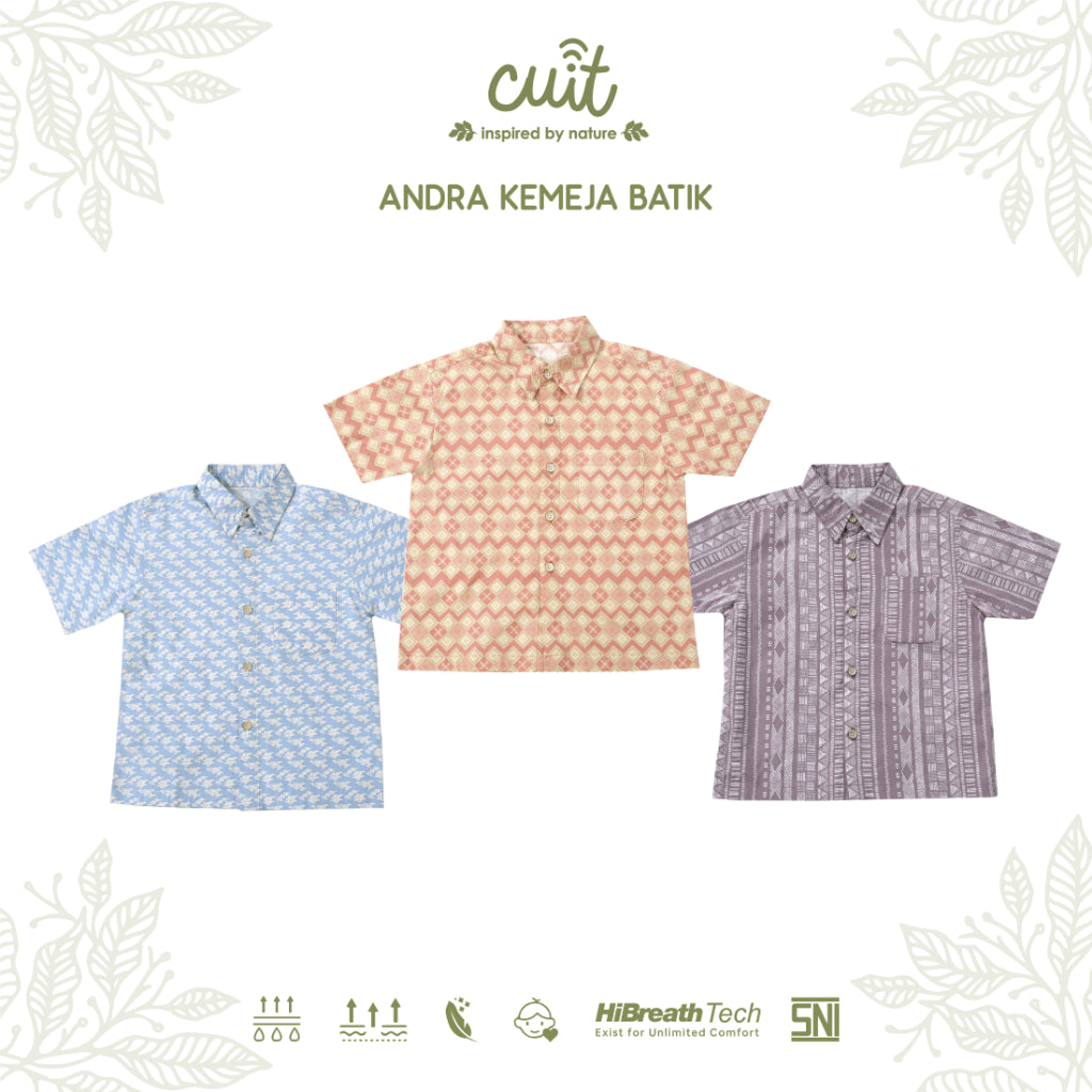 Cuit Andra Kemeja Batik 3-10 Tahun