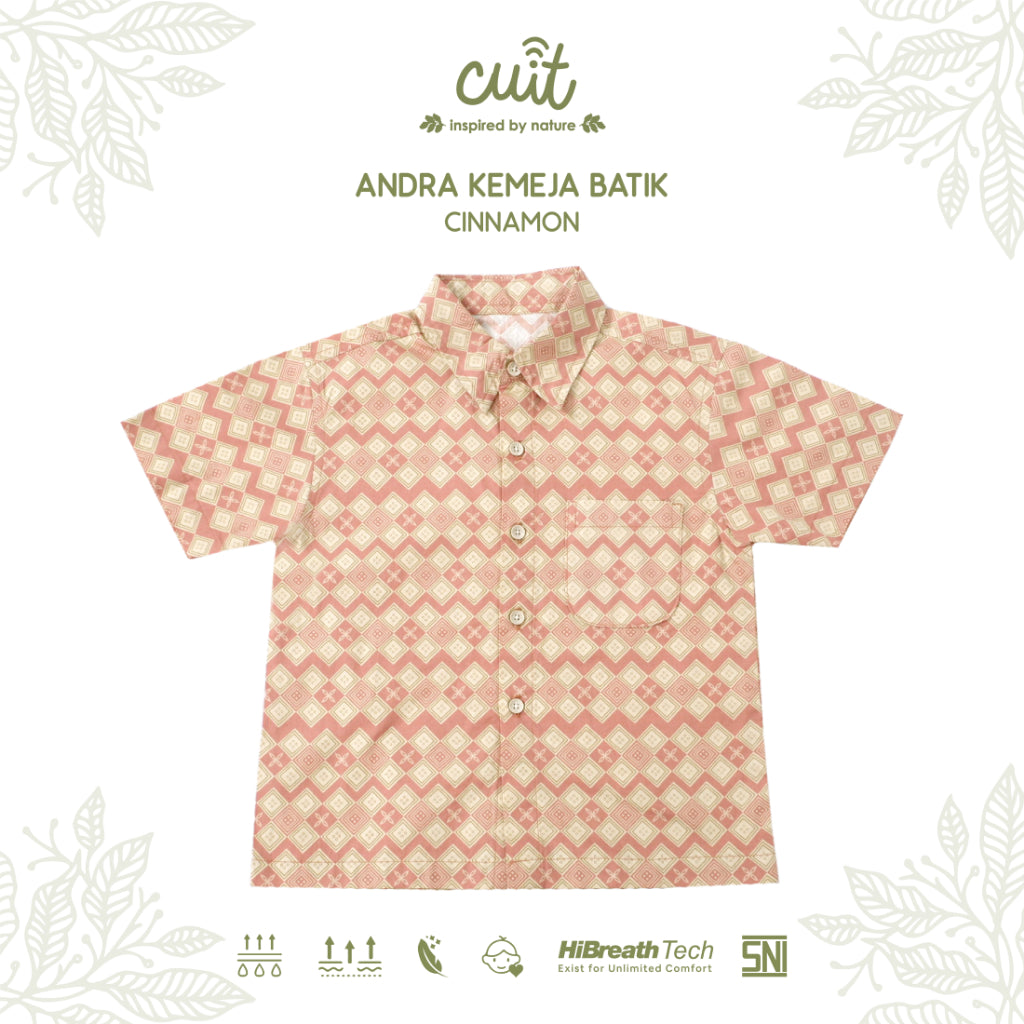 Cuit Andra Kemeja Batik 3-10 Tahun