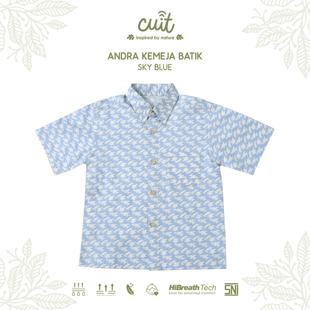 Cuit Andra Kemeja Batik 3-10 Tahun