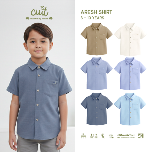 Cuit Aresh Kemeja Anak 3-10 Tahun