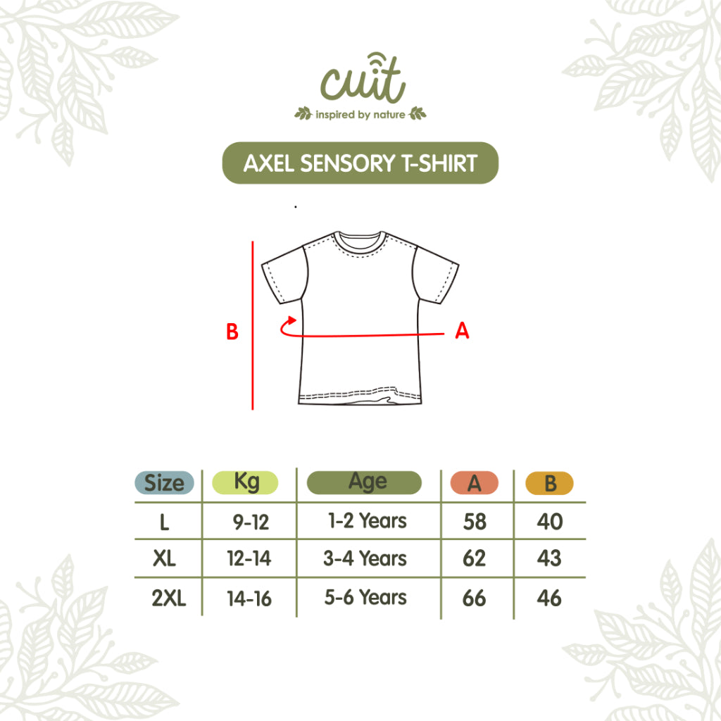 Cuit Axel Sensory Tee 1-6 Tahun
