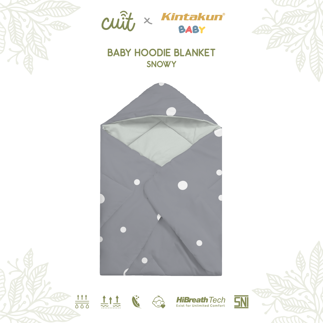 Kintakun Baby Hoodie Blanket 75 x 75