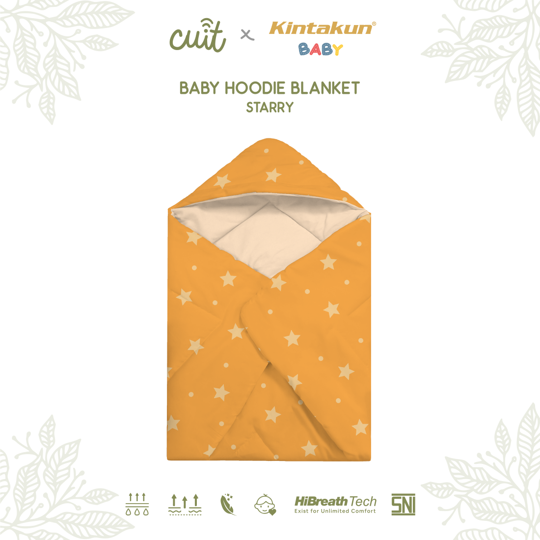 Kintakun Baby Hoodie Blanket 75 x 75