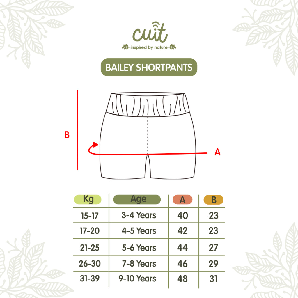 Cuit Bailey Shorts 3-10 Tahun