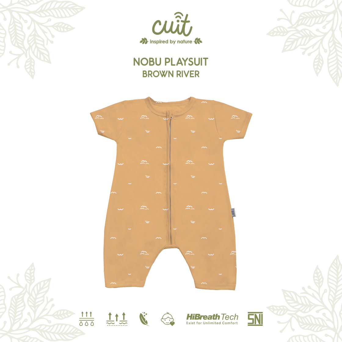 Cuit Nobu Playsuit Zipper 3 Bulan - 2 Tahun