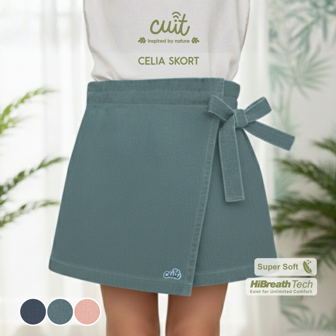 Cuit Celia Skort Rok Celana Anak Perempuan 3-10 Tahun