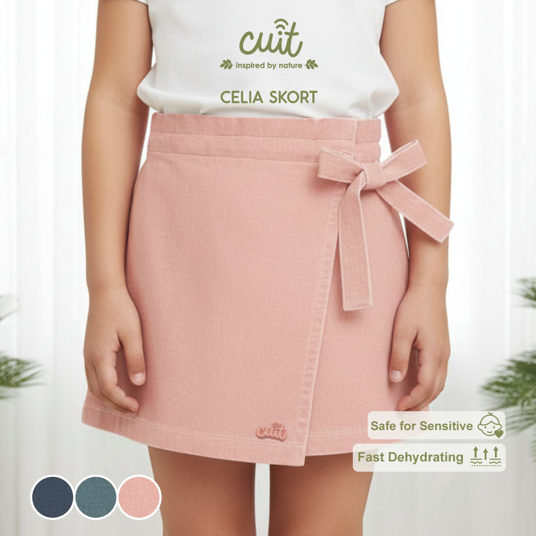 Cuit Celia Skort Rok Celana Anak Perempuan 3-10 Tahun