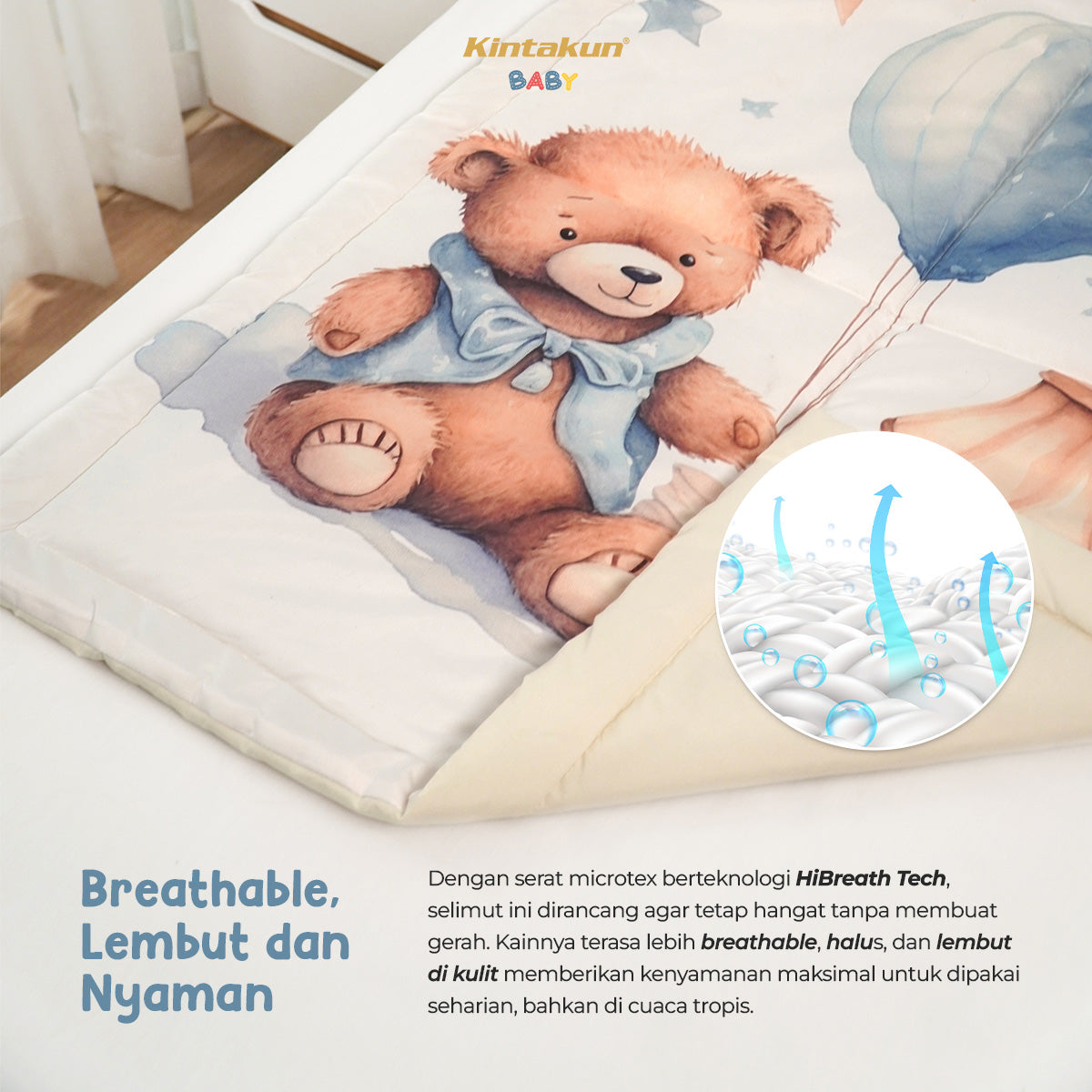 Kintakun Baby Selimut Bayi Comforter Only Ukuran 75 x 100 cm