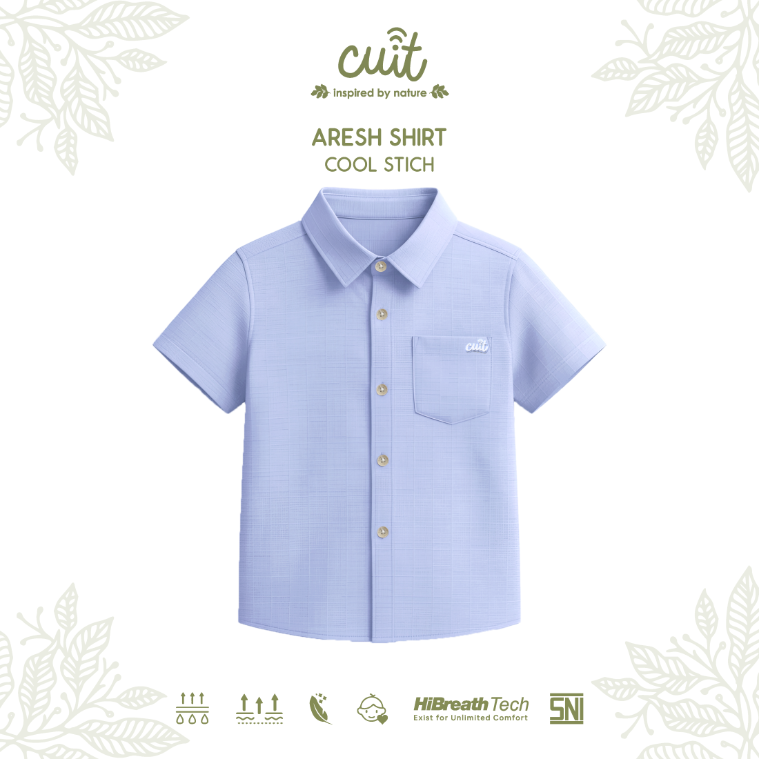 Cuit Aresh Kemeja Anak 3-10 Tahun