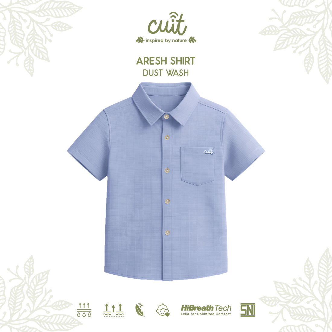 Cuit Aresh Kemeja Anak 3-10 Tahun