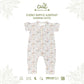 Cuit Everly Ruffle Sleepsuit Floral 0 - 12 Bulan
