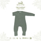 Cuit Turu Eco Double Zipper Sleepsuit Polos 0-12 Bulan