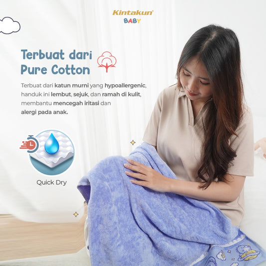 Kintakun Baby Handuk Mandi 60 x 120 cm Motif Karakter