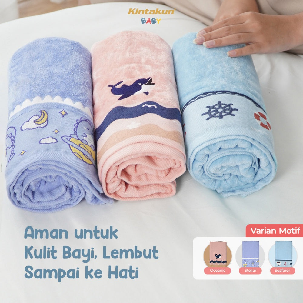 Kintakun Baby Handuk Mandi 60 x 120 cm Motif Karakter