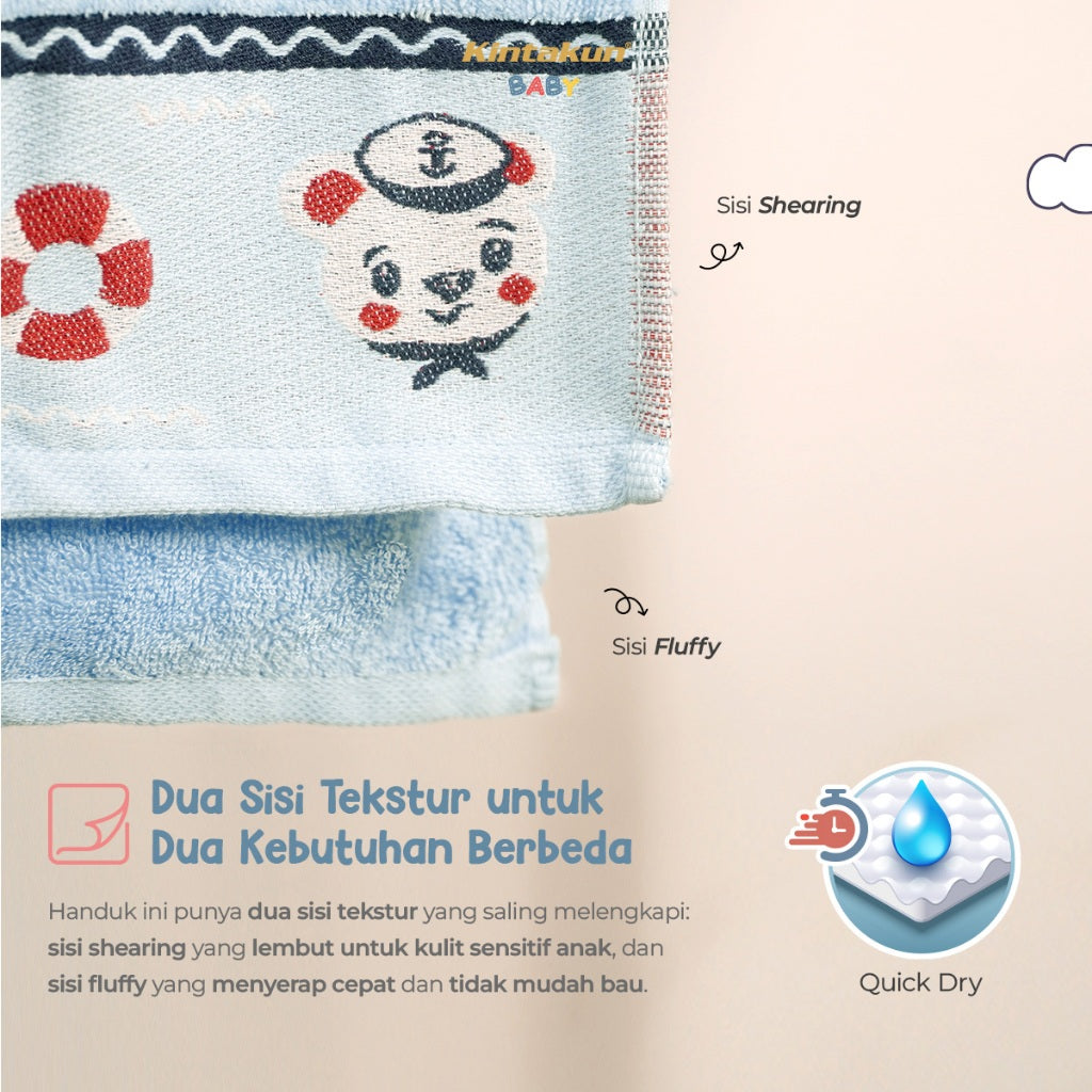 Kintakun Baby Handuk Mandi 60 x 120 cm Motif Karakter