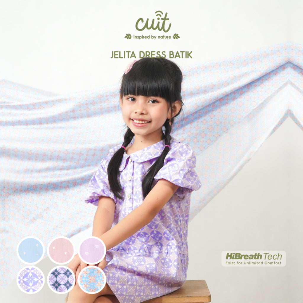 Cuit Jelita Dress Batik 3-10 Tahun