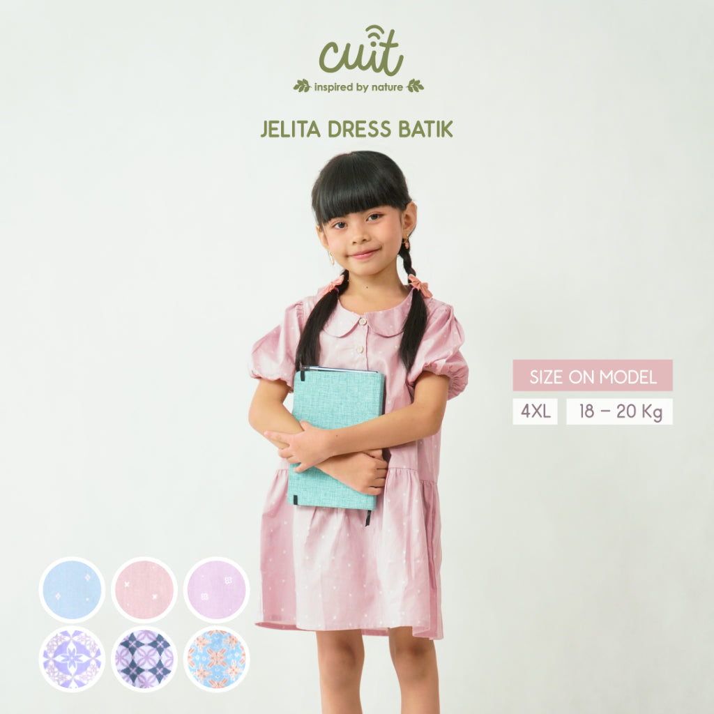 Cuit Jelita Dress Batik 3-10 Tahun