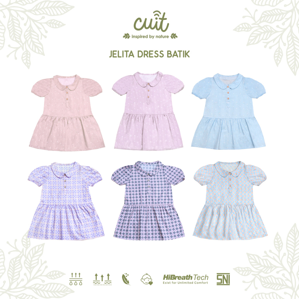 Cuit Jelita Dress Batik 3-10 Tahun