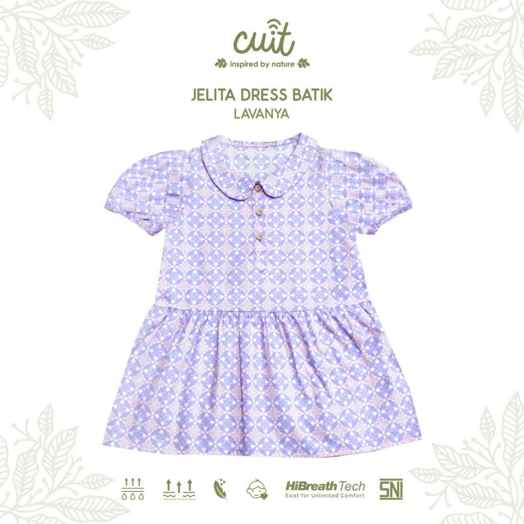 Cuit Jelita Dress Batik 3-10 Tahun