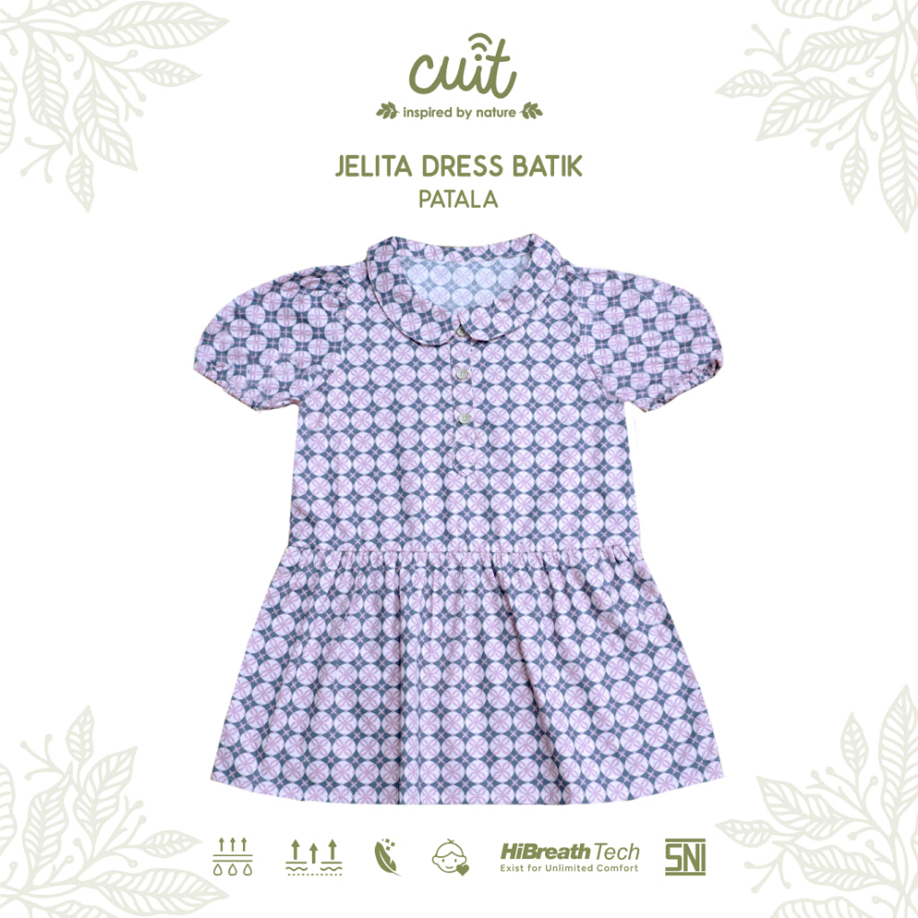 Cuit Jelita Dress Batik 3-10 Tahun