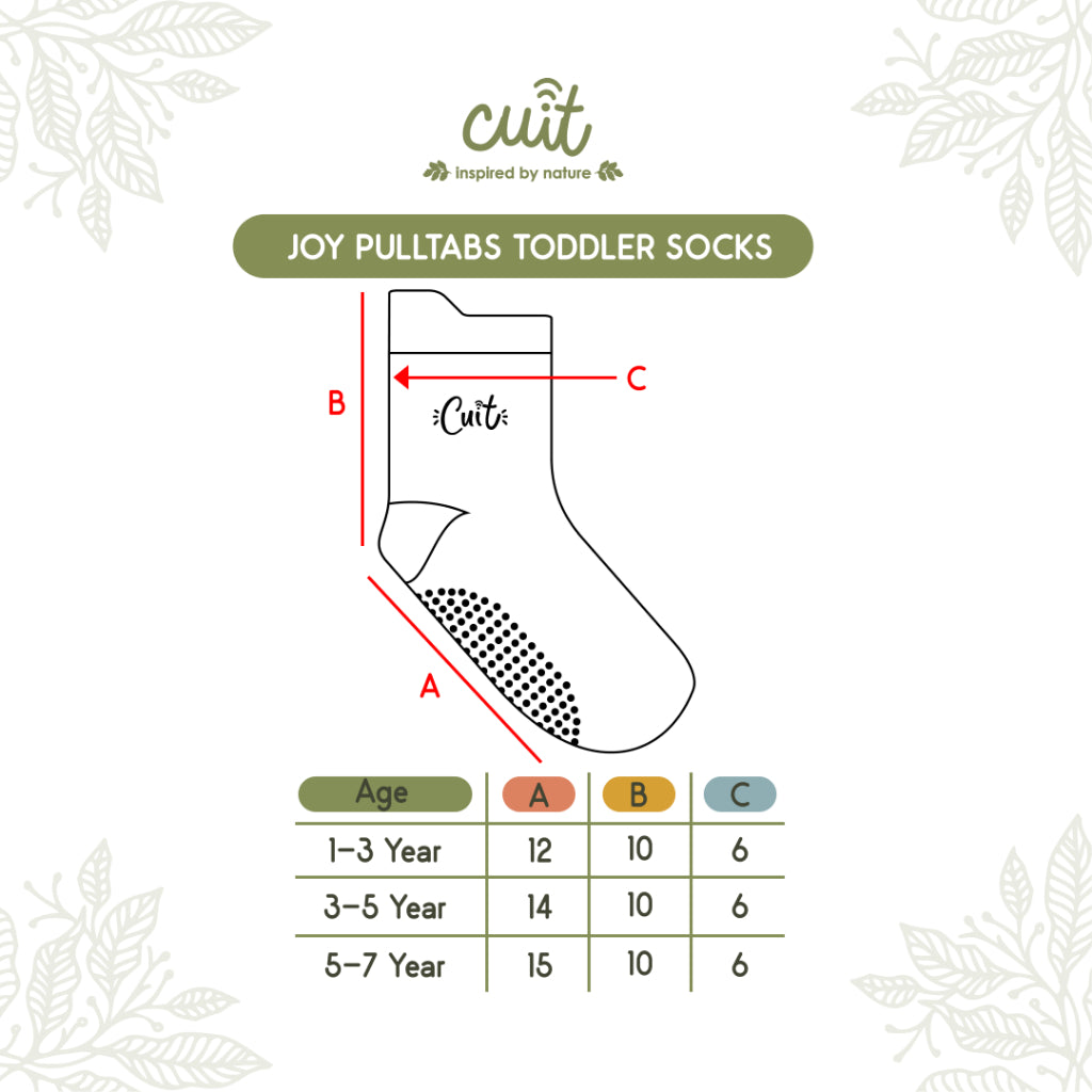 Cuit Joy Pulltab Basic Socks 1-7 Tahun