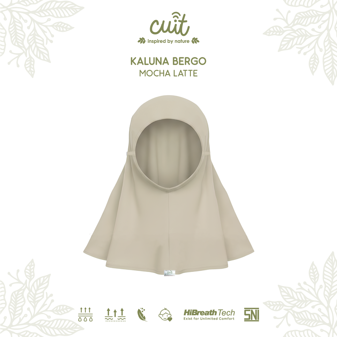 Cuit Kaluna Bergo Kids Hijab 3 - 10 Tahun