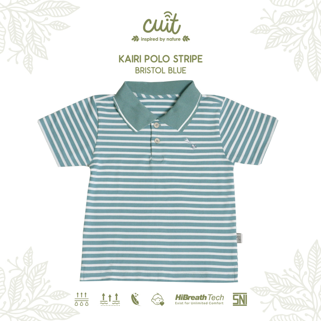 Cuit Kairi Kemeja Polo Stripe 6 Bulan - 6 Tahun