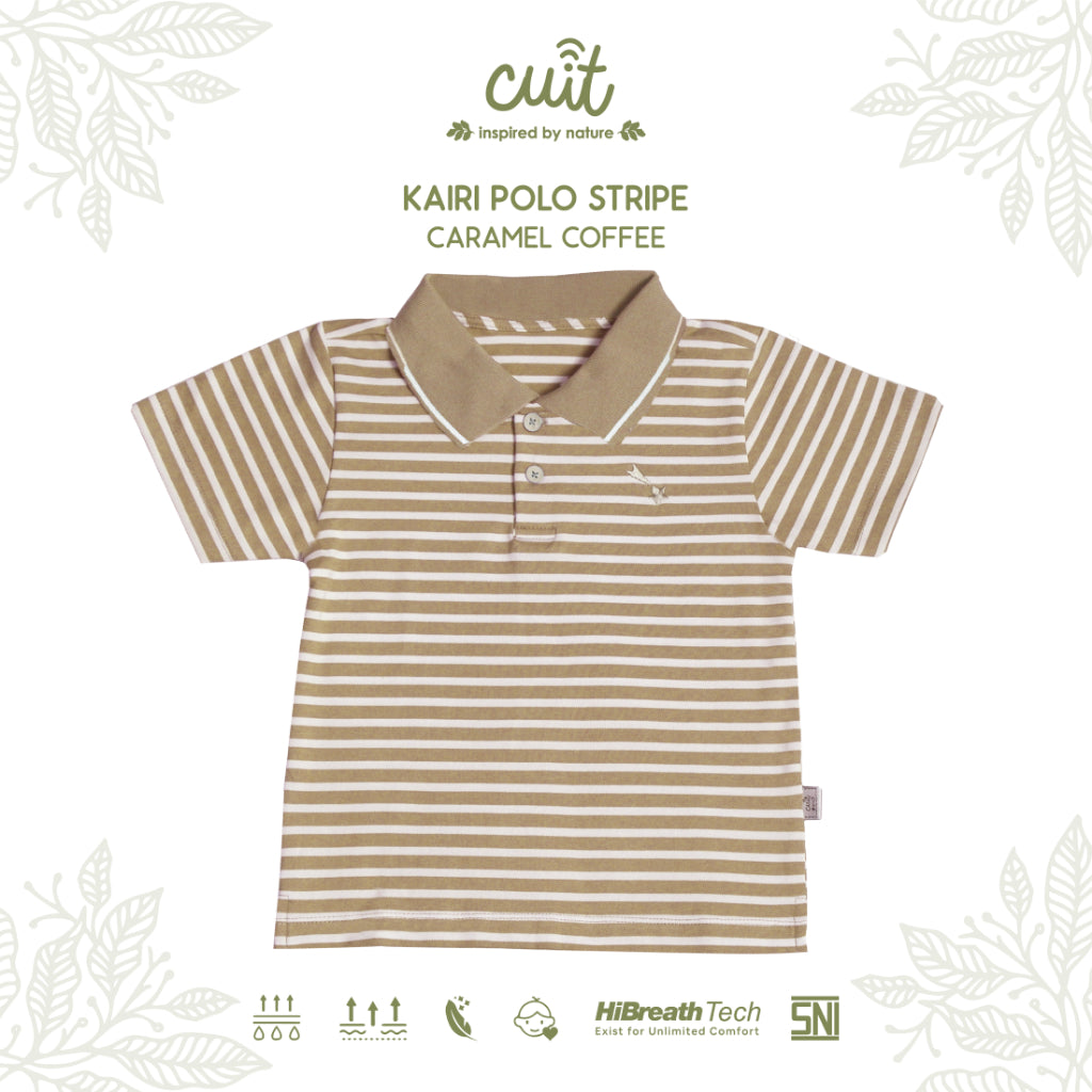 Cuit Kairi Kemeja Polo Stripe 6 Bulan - 6 Tahun