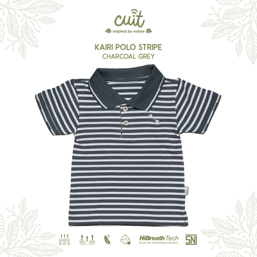 Cuit Kairi Kemeja Polo Stripe 6 Bulan - 6 Tahun