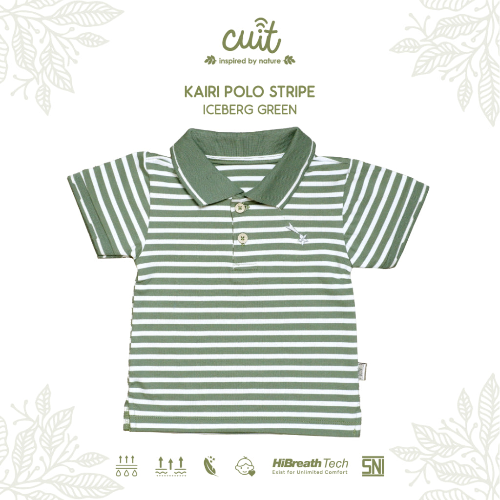 Cuit Kairi Kemeja Polo Stripe 6 Bulan - 6 Tahun